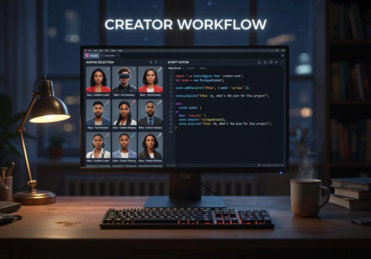 Image corps – Interface avatar