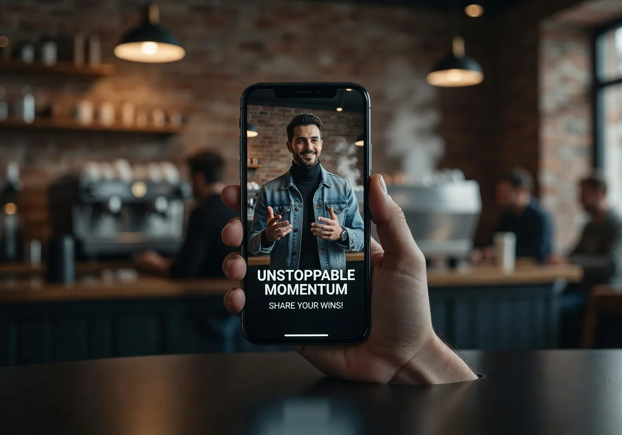 Image corps – Résultat Opus Clip : Short vertical prêt à publier