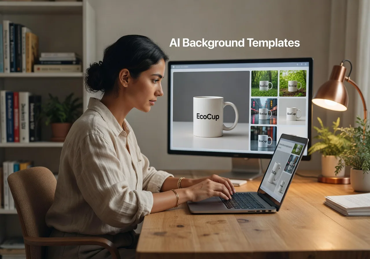 Image corps – Interface Photoroom produit et décor