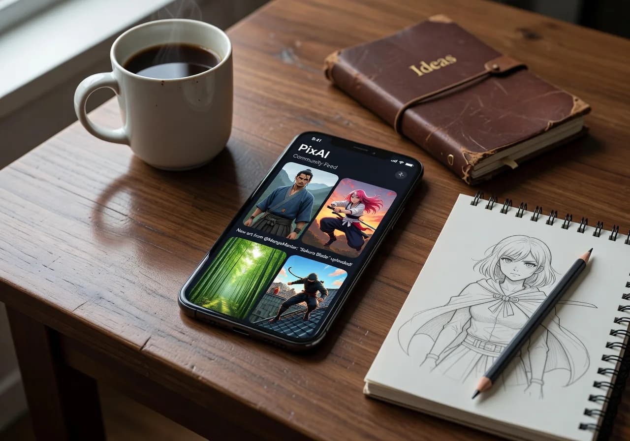 Image corps – Galerie PixAI manga anime