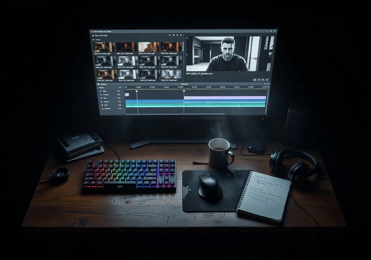 Image corps – Timeline avant / après stylisation V2V