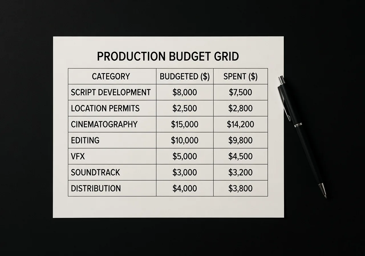 Image corps – Grille de budget