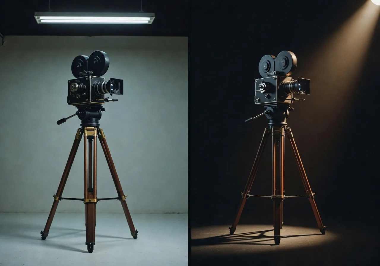 Image corps – Avant / après img2img style cinéma