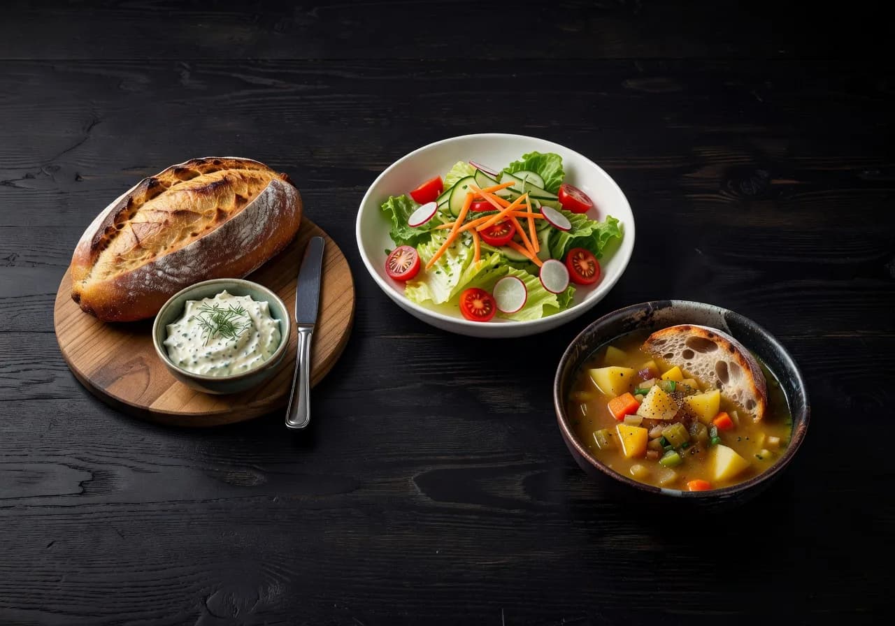 Image corps – Même lumière, trois plats