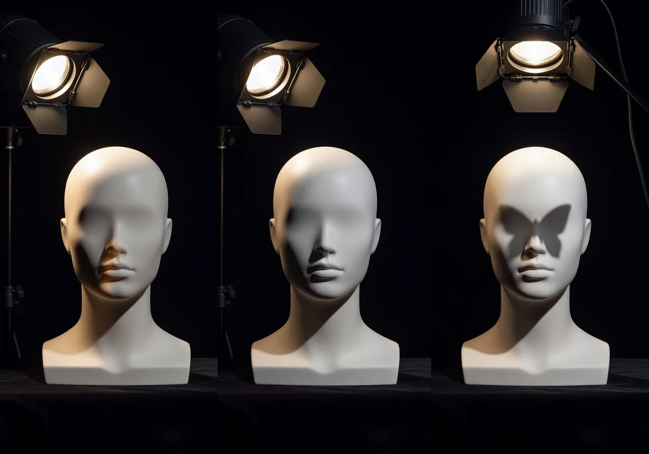 Image corps – Même visage, trois schémas