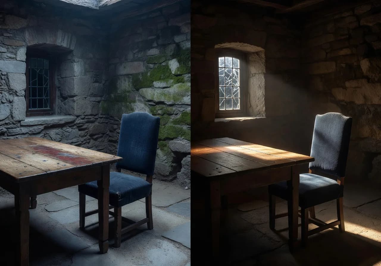 Image corps – Avant / après structure du prompt