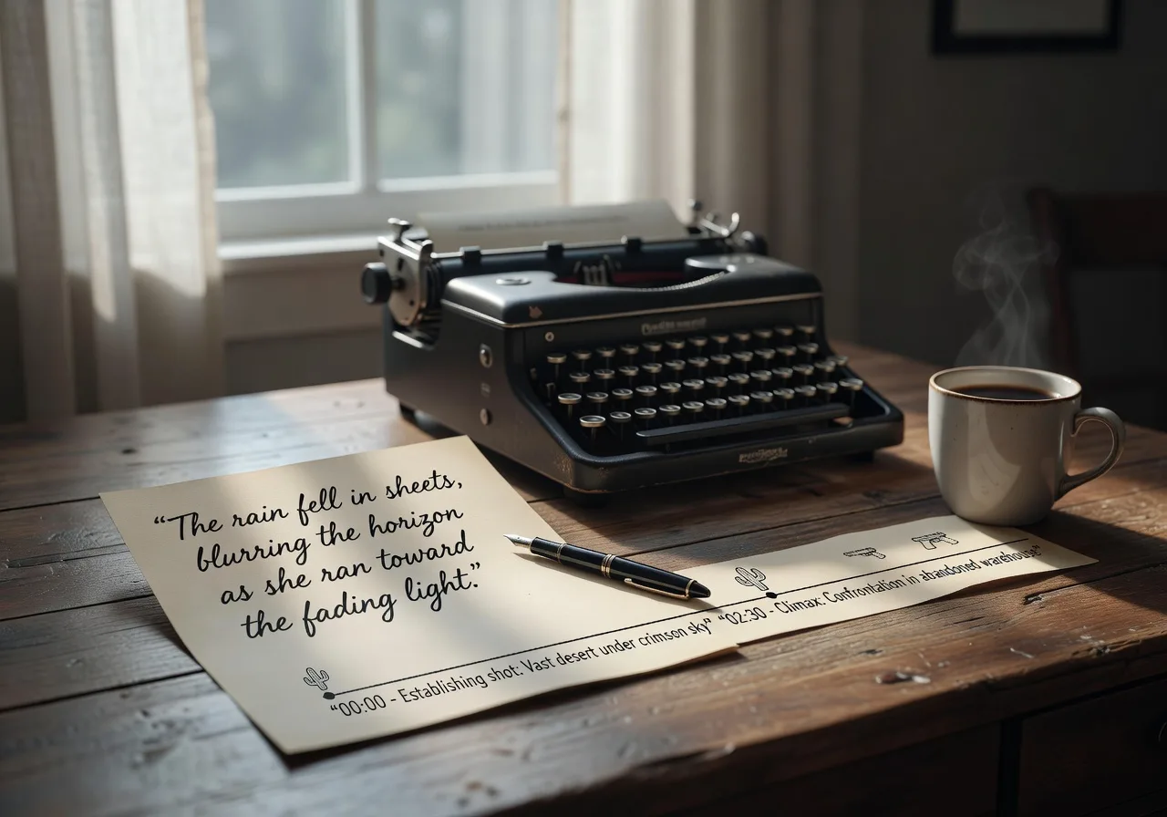 Image corps – Séquenceur et script synchronisés, ambiance écriture