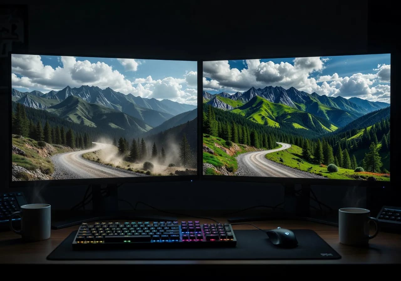 Image corps – Avant / après upscale