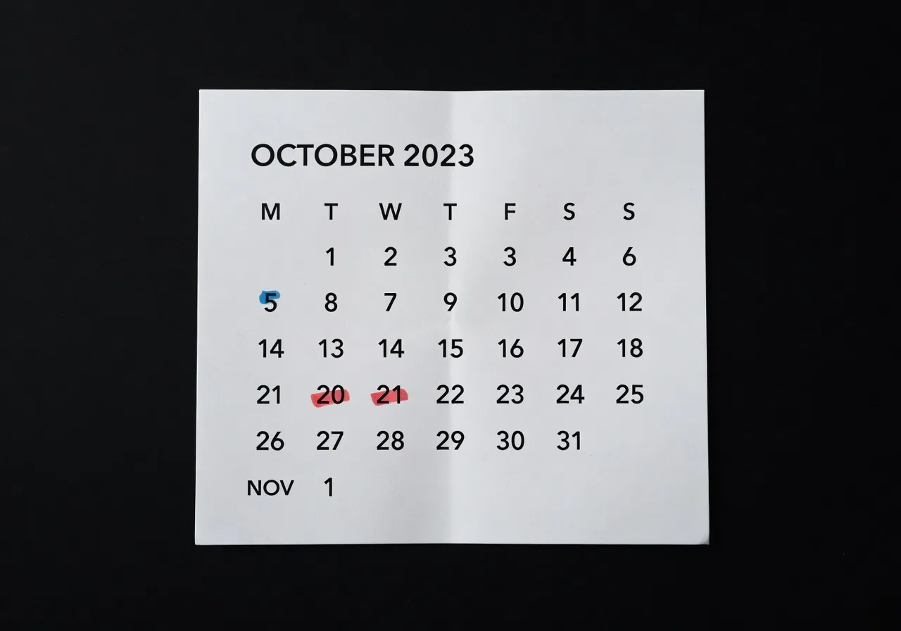 Image corps – Calendrier minimal de contenu éclairé en studio Image corps – Calendrier minimal de contenu éclairé en studio