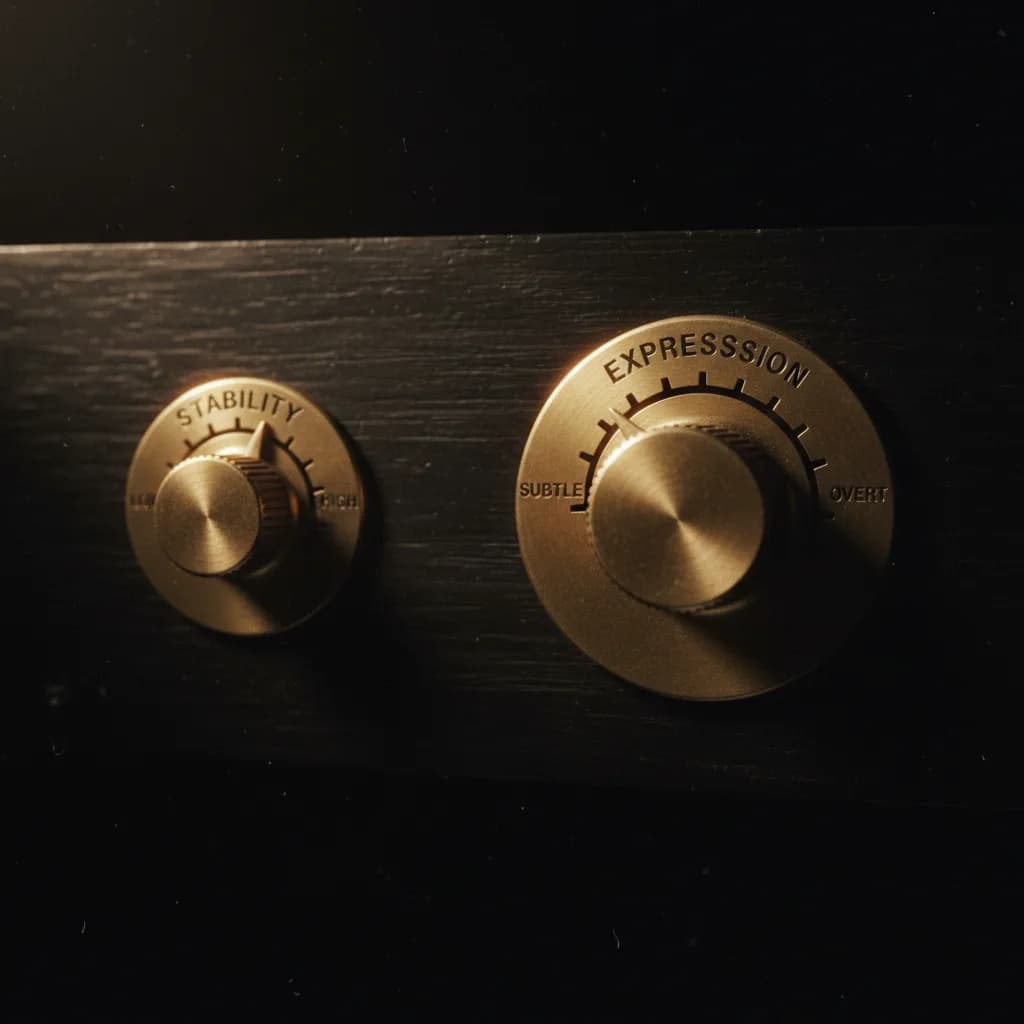 Réglages expressivité et stabilité Réglages expressivité et stabilité