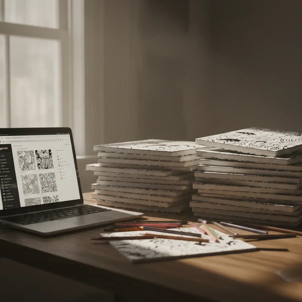 Amazon KDP : créer des livres de coloriage générés par IA