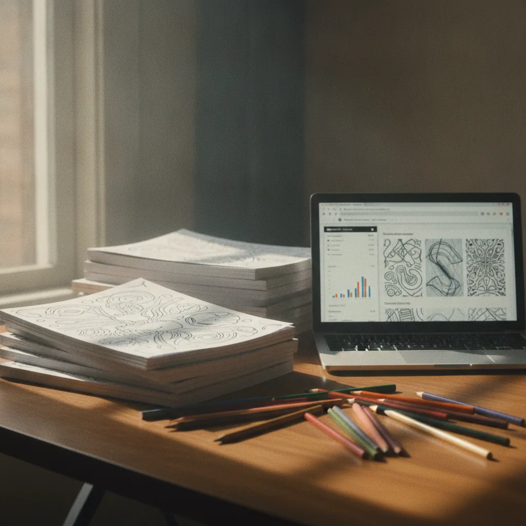 Amazon KDP : créer des livres de coloriage générés par IA