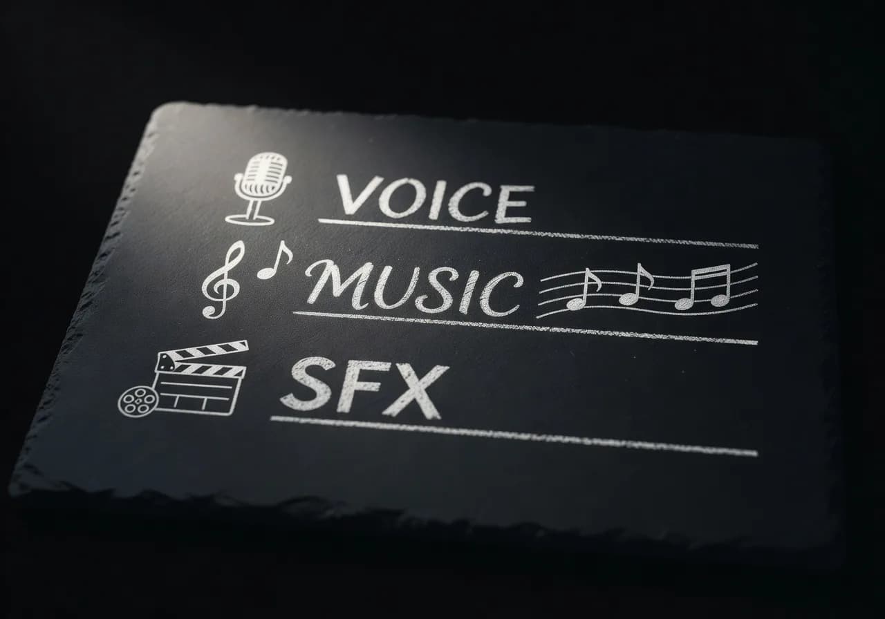 Chaîne de production audio pour la vidéo Chaîne de production audio pour la vidéo