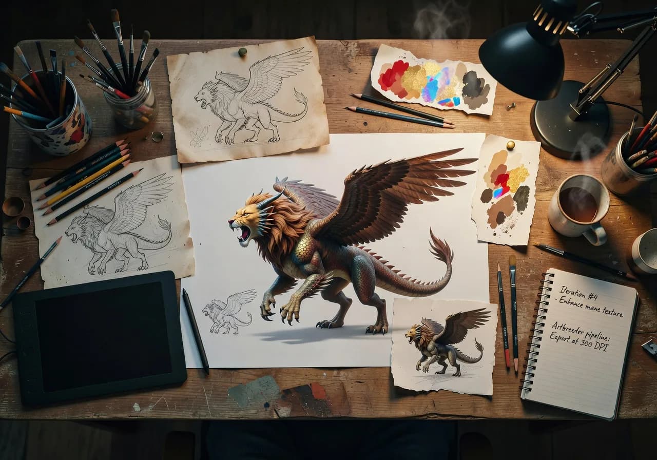 Image corps – Série de créatures hybrides exportées Image corps – Série de créatures hybrides exportées