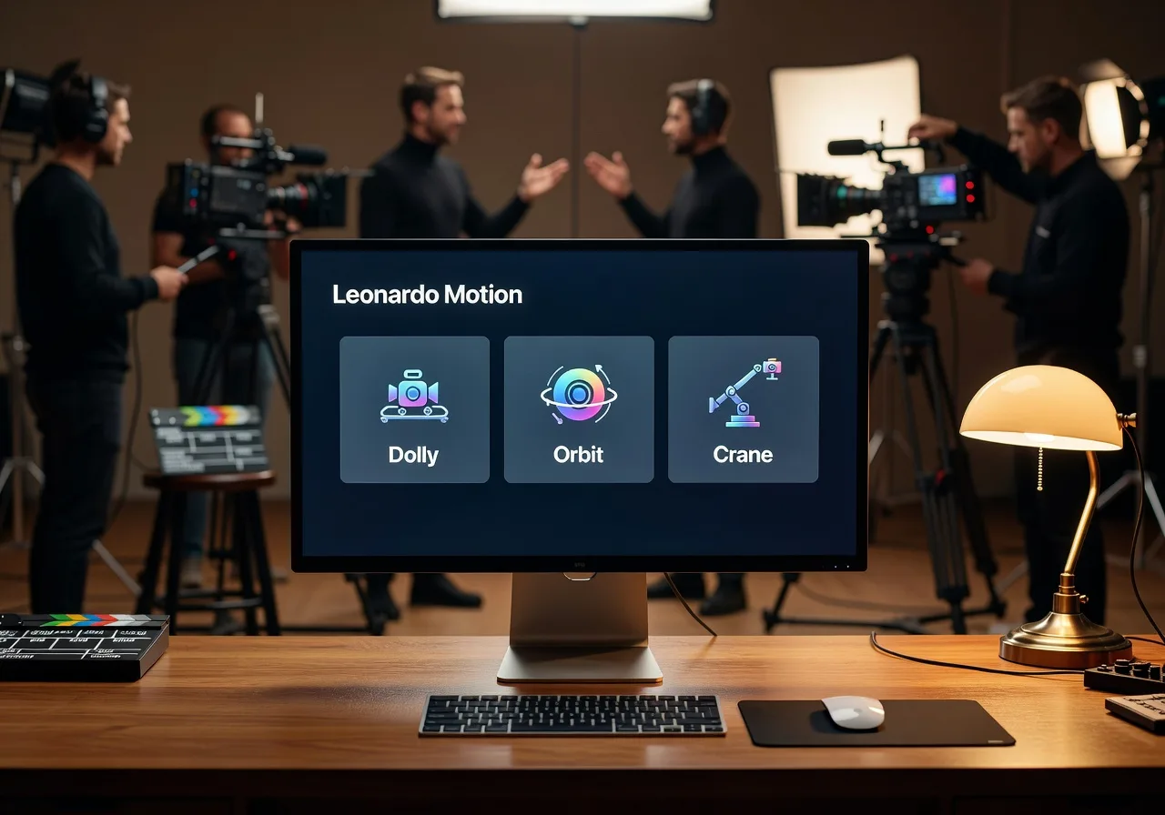 Image corps – Leonardo Motion : choix du preset caméra Image corps – Leonardo Motion : choix du preset caméra