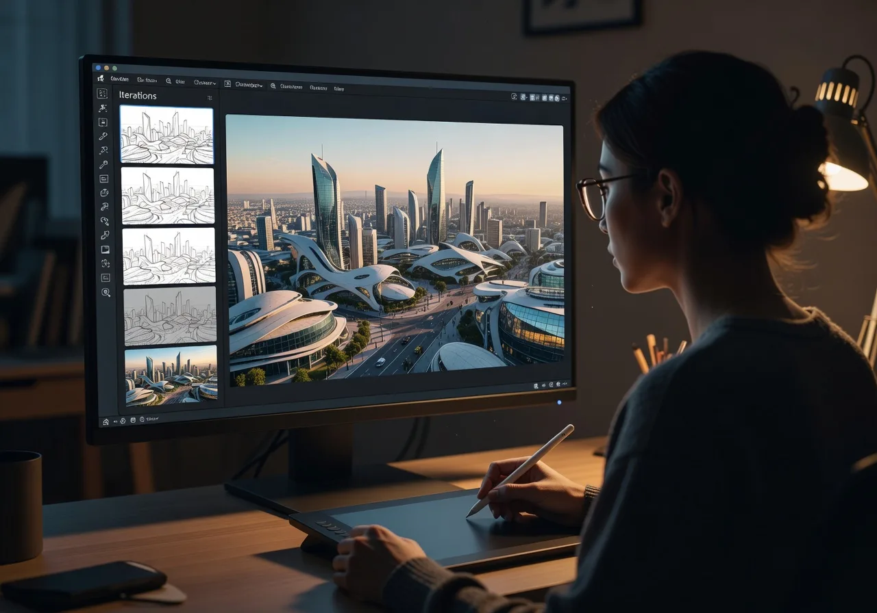 Image corps – Session Draft itération sur un écran Image corps – Session Draft itération sur un écran