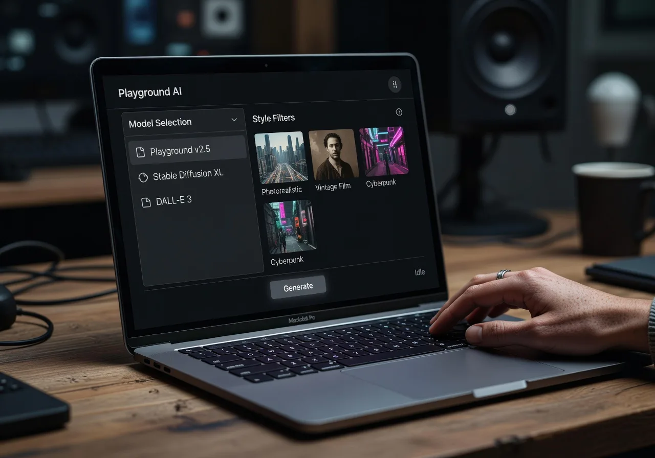 Image corps – Réglages modèle et filtre Playground Image corps – Réglages modèle et filtre Playground