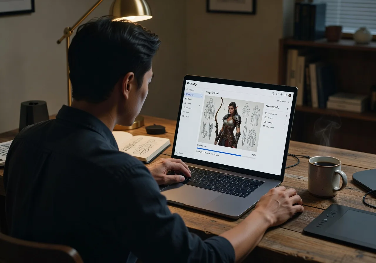 Image corps – Référence personnage et prompt Gen-4 Image corps – Référence personnage et prompt Gen-4