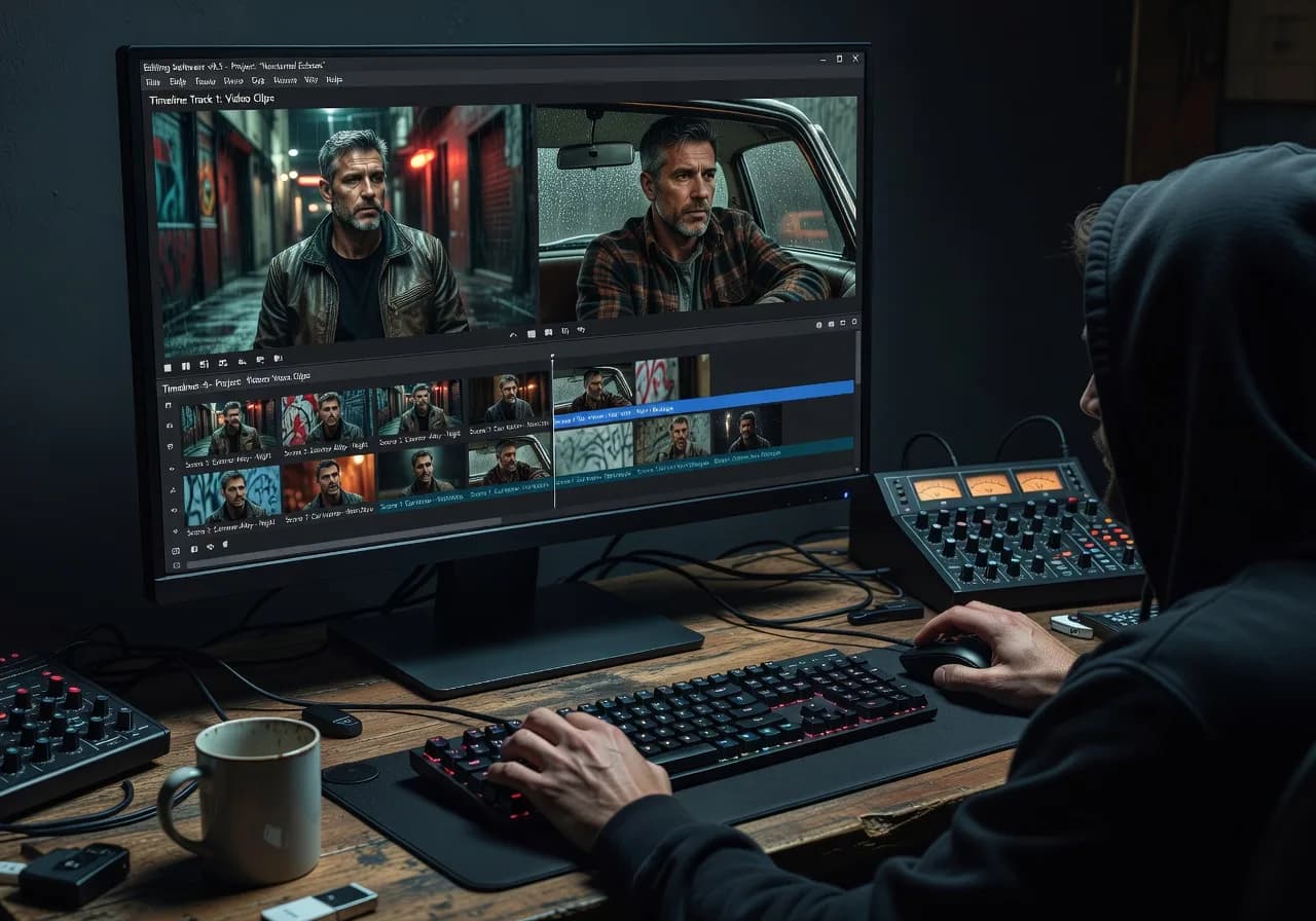 Image corps – Montage multi-plans cohérents Image corps – Montage multi-plans cohérents