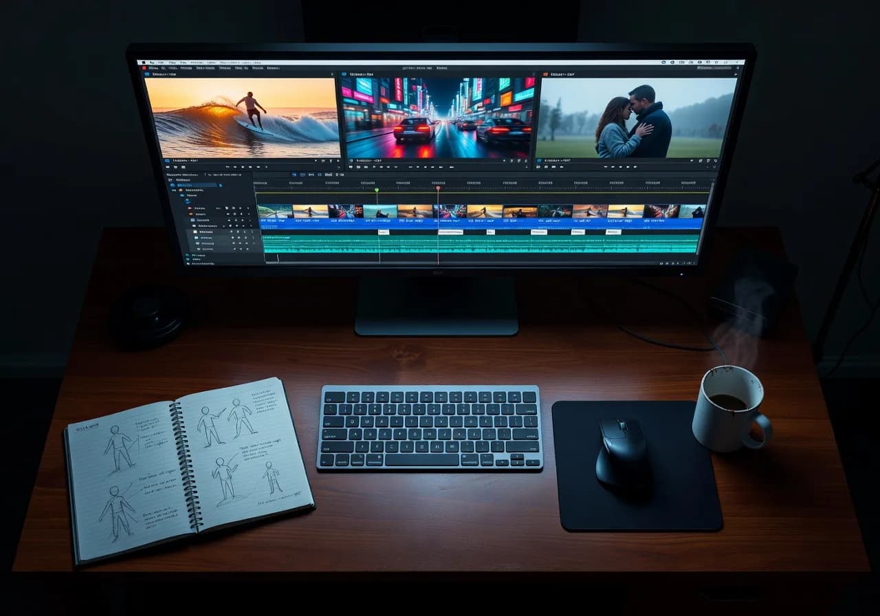 Image corps – Timeline montage avec B-roll Sora Image corps – Timeline montage avec B-roll Sora