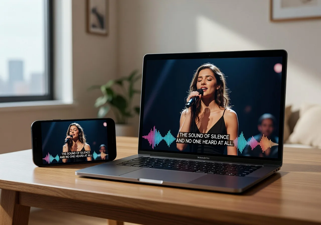 Image corps – Vidéo exportée avec sous-titres et audio propre Image corps – Vidéo exportée avec sous-titres et audio propre