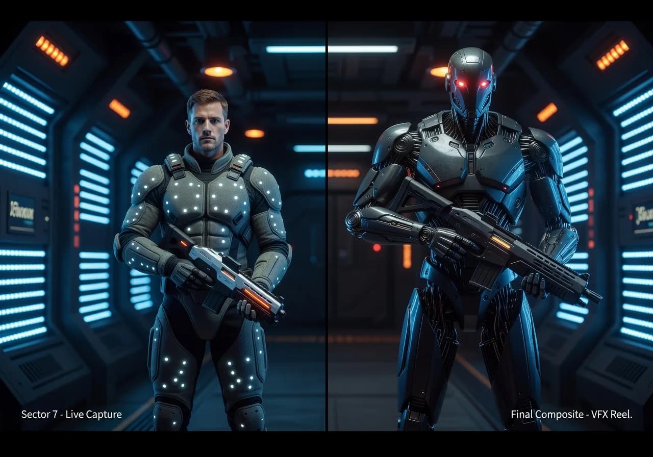 Image corps – Wonder Studio : rush réel et préview 3D Image corps – Wonder Studio : rush réel et préview 3D