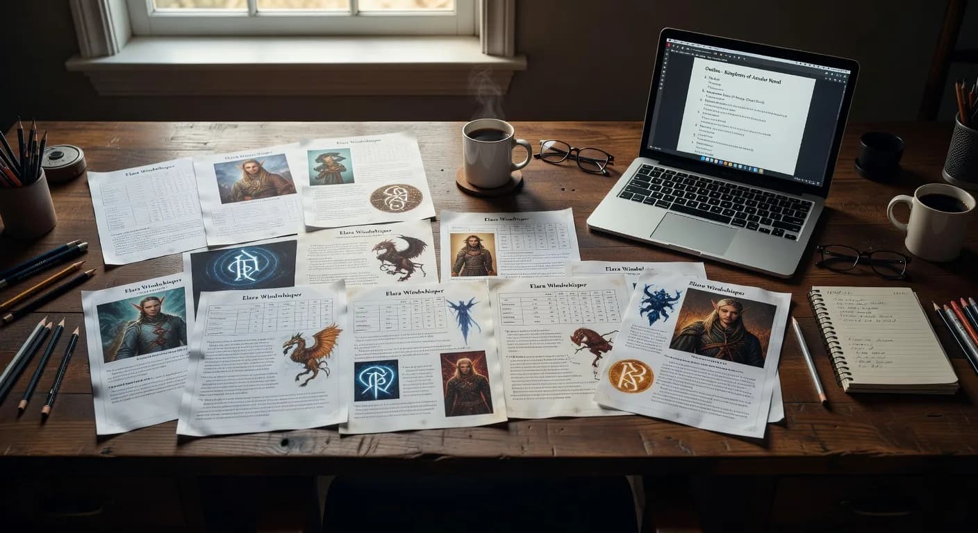 Créer une bible de production cohérente (Lore, Personnages) avec l'aide de l'IA