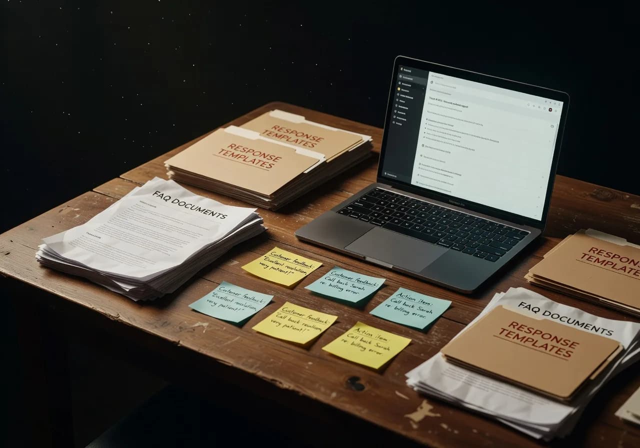 Illustration – Système de service client structuré Illustration – Système de service client structuré