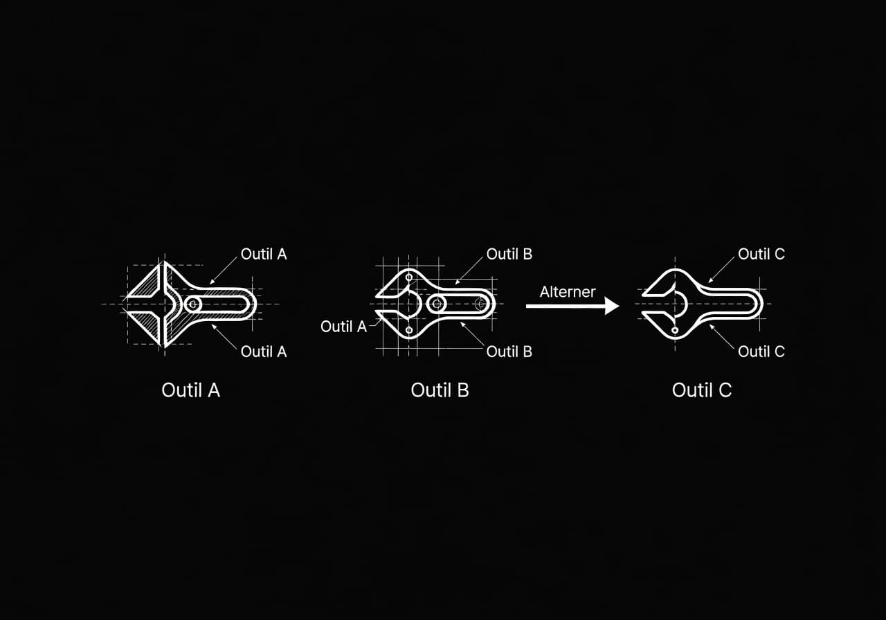 Image corps – Plusieurs outils en parallèle Image corps – Plusieurs outils en parallèle