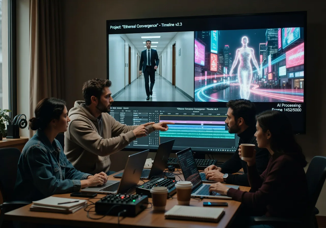 Image corps – Équipe créative et écrans Image corps – Équipe créative et écrans