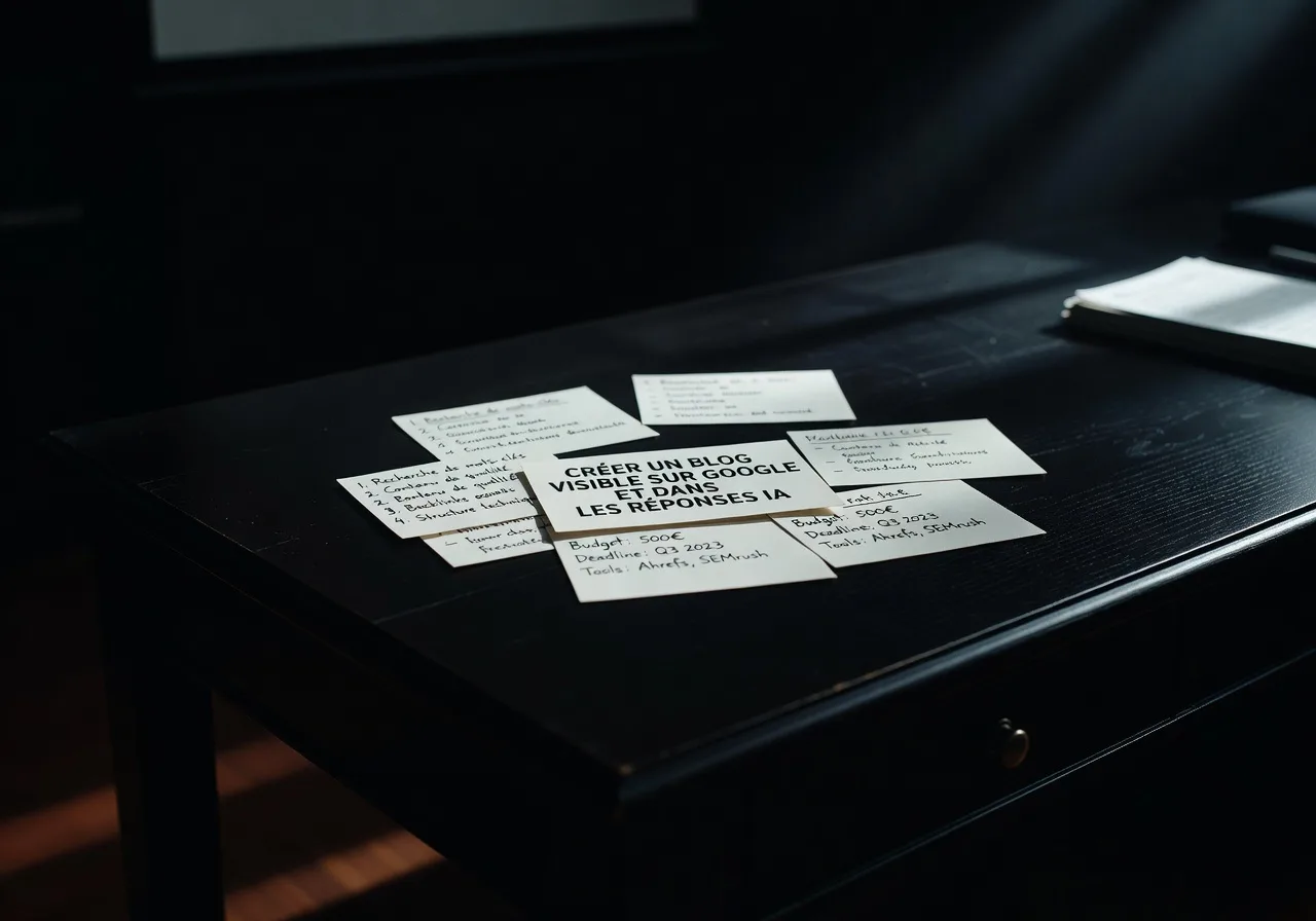 Comment créer un blog visible à la fois sur Google et dans les réponses IA workflow Comment créer un blog visible à la fois sur Google et dans les réponses IA workflow