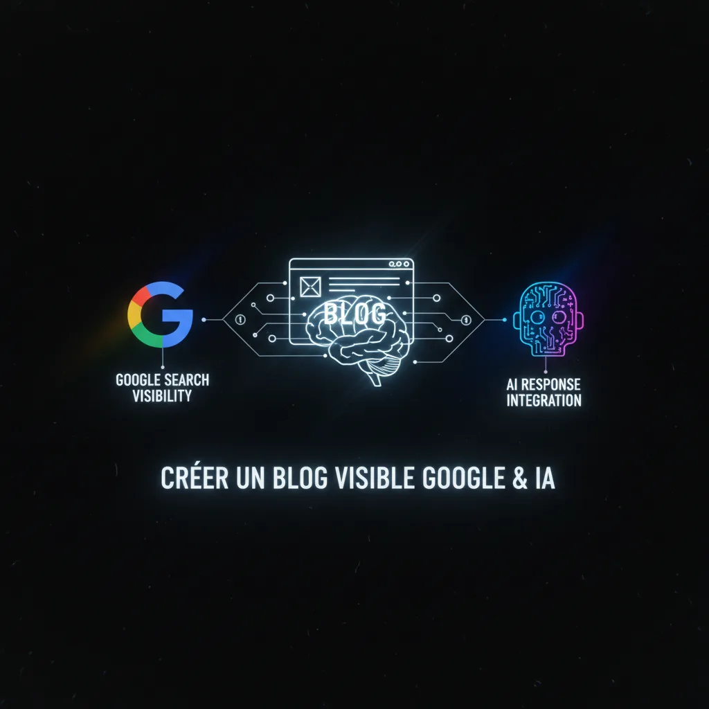 Comment créer un blog visible à la fois sur Google et dans les réponses IA