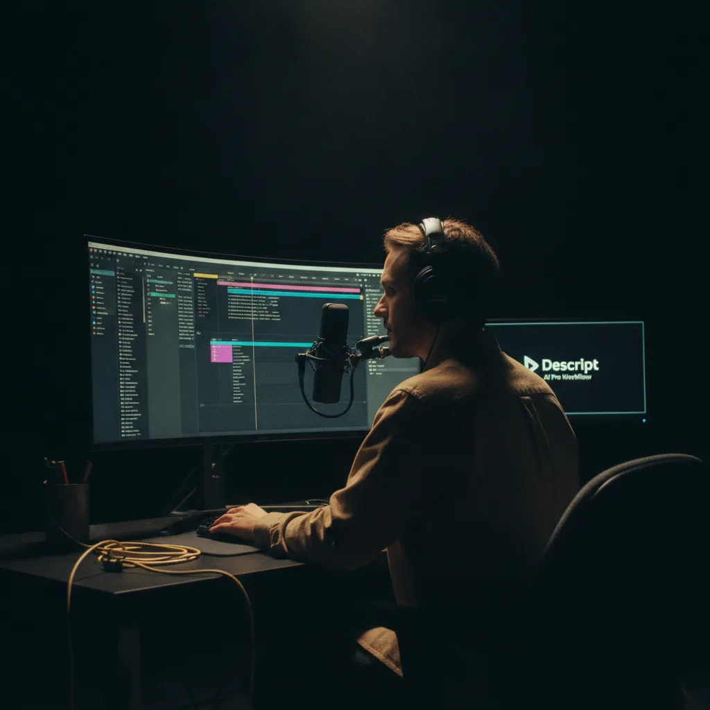 Image corps 2 , descript podcast interview workflow ia pro Image corps 2 , descript podcast interview workflow ia pro