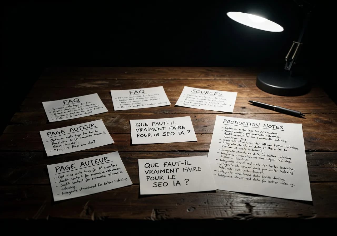 FAQ, page auteur, sources… que faut-il vraiment faire pour le SEO IA ? workflow FAQ, page auteur, sources… que faut-il vraiment faire pour le SEO IA ? workflow