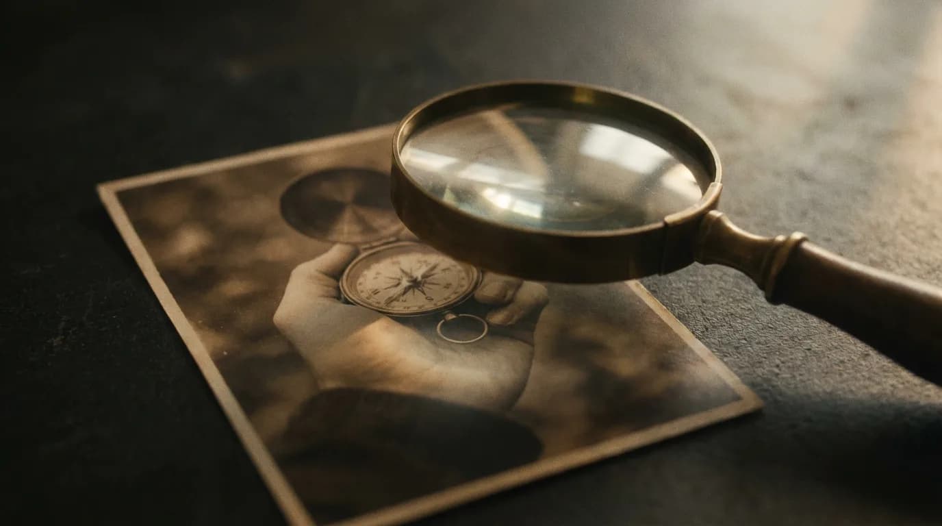 Illustration – Œil critique face aux images en ligne Illustration – Œil critique face aux images en ligne