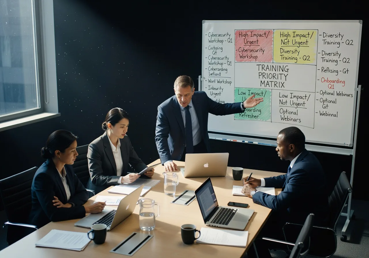 Illustration – Priorisation des formations Illustration – Priorisation des formations