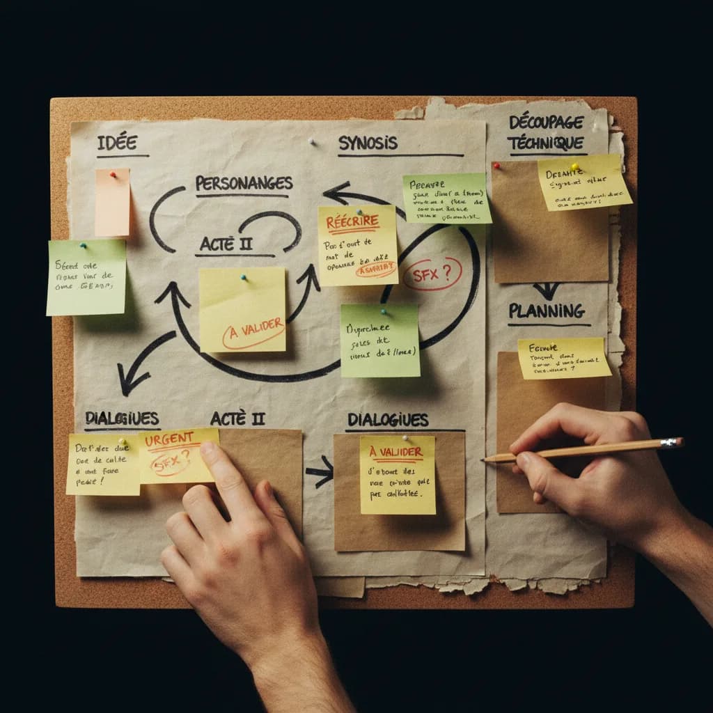 Storyboard cinematographique organise par sequences Storyboard cinematographique organise par sequences