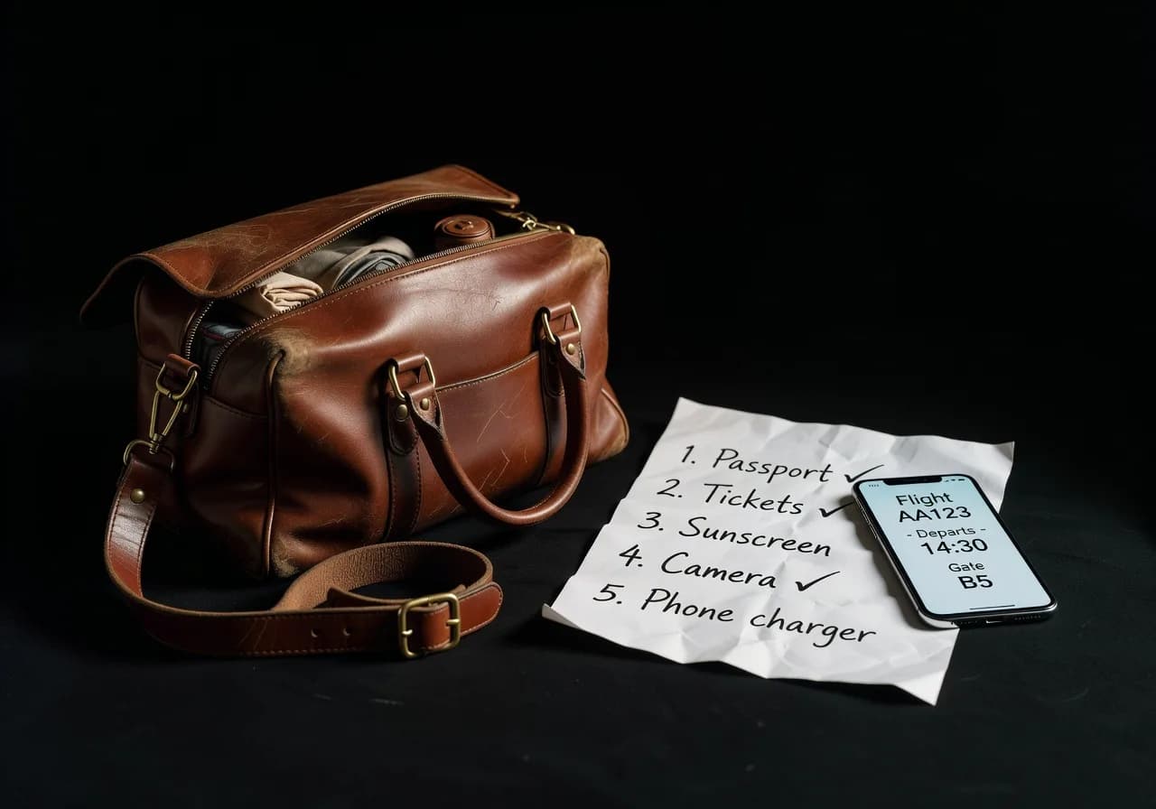 Image corps – Préparation et valise Image corps – Préparation et valise