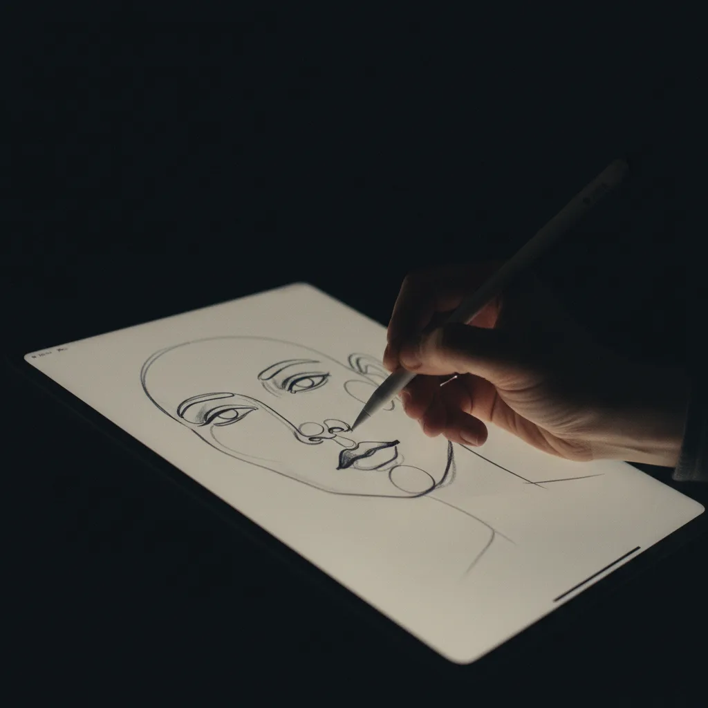 Image corps – Apple Pencil création Image corps – Apple Pencil création