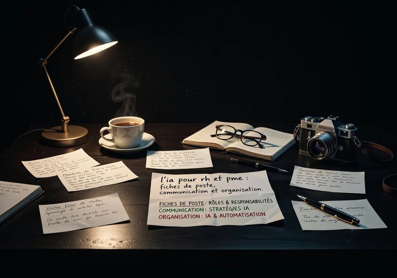 L’IA pour RH et PME : fiches de poste, communication et organisation workflow L’IA pour RH et PME : fiches de poste, communication et organisation workflow