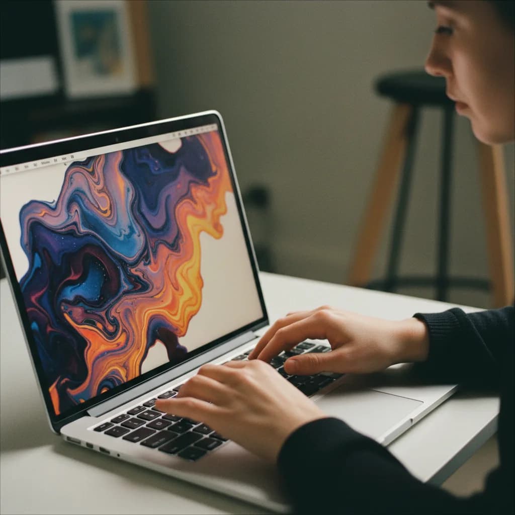 Image corps – MacBook Pro création Image corps – MacBook Pro création