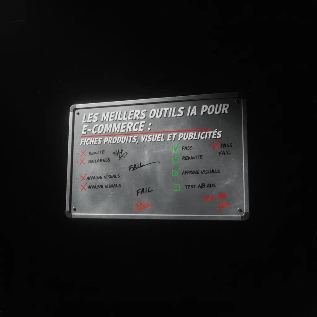 Les meilleurs outils IA pour e-commerce : fiches produits, visuels et publicités quality control Les meilleurs outils IA pour e-commerce : fiches produits, visuels et publicités quality control