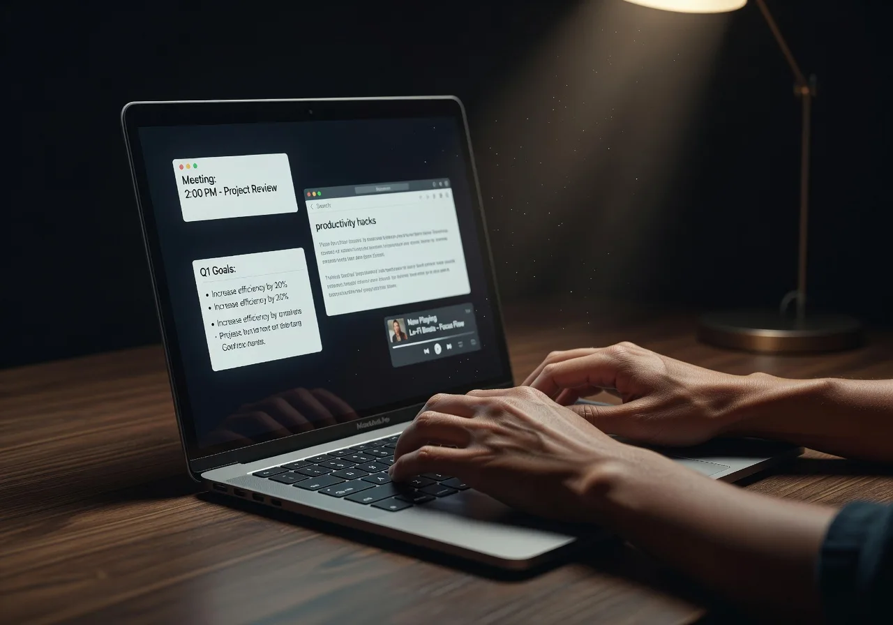 Illustration – Outils de productivité IA Illustration – Outils de productivité IA