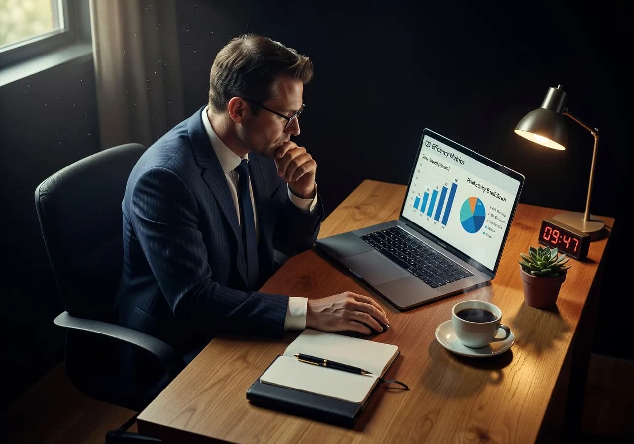 Illustration – ROI des outils IA Illustration – ROI des outils IA