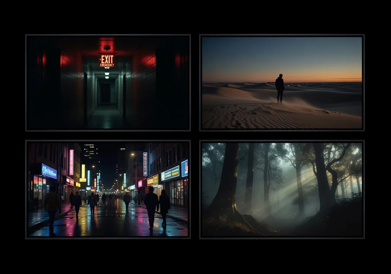 Image corps – Grille de 4 images Midjourney Image corps – Grille de 4 images Midjourney