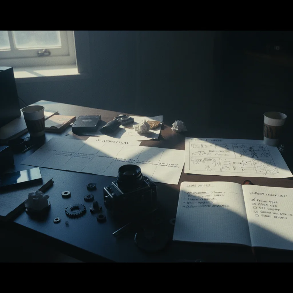 Image corps - Workflow montage video IA Image corps - Workflow montage video IA