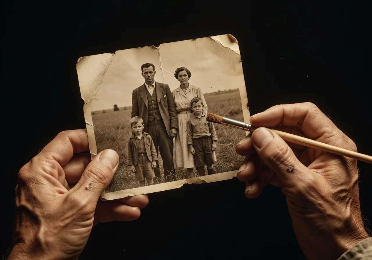 Image corps – Restauration photo ancienne Image corps – Restauration photo ancienne