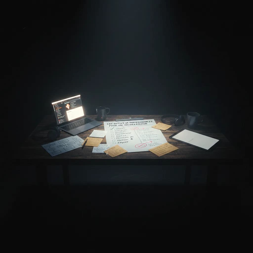 Les outils IA indispensables pour un solopreneur workflow Les outils IA indispensables pour un solopreneur workflow