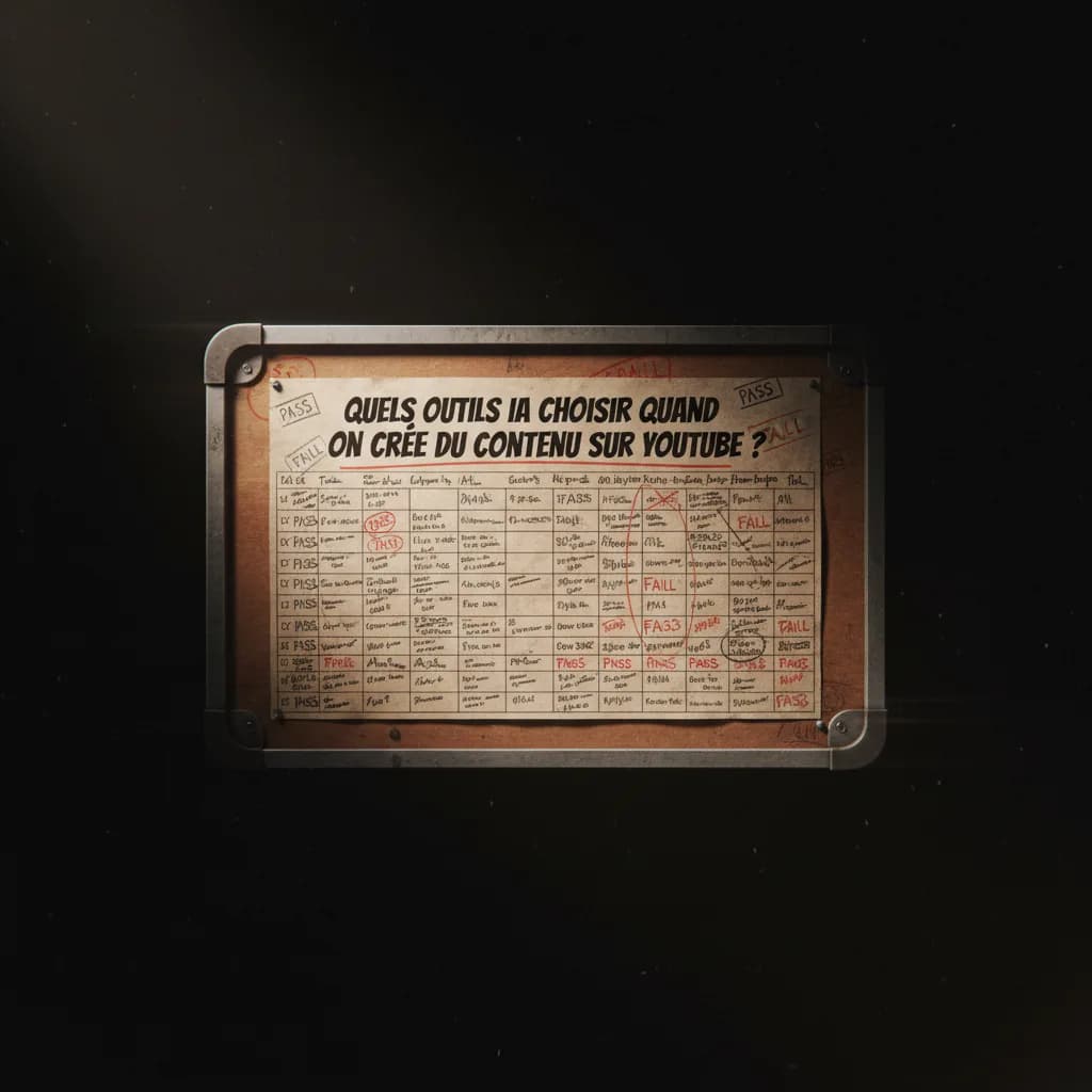 Quels outils IA choisir quand on crée du contenu sur YouTube ? quality control Quels outils IA choisir quand on crée du contenu sur YouTube ? quality control