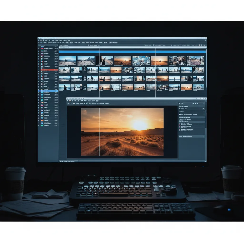 Image corps – Timeline avec plusieurs plans et points de coupe Image corps – Timeline avec plusieurs plans et points de coupe